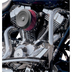 PartzBiz HD SS170-0123 - S&S Wrinkle Black Bob Dish Cover Super Stock Stealth เครื่องฟอกอากาศ Stage 1 Harley | 170-0123 PartzBiz HD SS170-0123 - S&S Wrinkle Black Bob Dish Cover Super Stock Stealth เครื่องฟอกอากาศ Stage 1 Harley | 170-0123