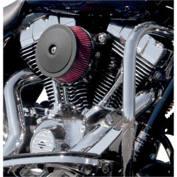 PartzBiz HD SS170-0124 - S&S Wrinkle Black Bob Dome Cover Super Stock Stealth Air Cleaner Stage 1 Harley | 170-0124 PartzBiz HD SS170-0124 - S&S Wrinkle Black Bob Dome Cover Super Stock Stealth Air Cleaner Stage 1 Harley | 170-0124