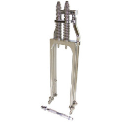 PartzBiz HD MU35212 - Stock Length 24" Long Chrome Hardbody Wide Style Generation II Springers Custom 35212