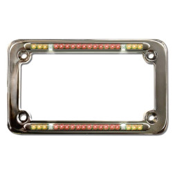 PartzBiz HD TR480868 - Street Fx Integrated Led License Chrome Plate Frame Harley Honda Motorcycle PartzBiz HD TR480868 - Street Fx Integrated Led License Chrome Plate Frame Harley Honda Motorcycle