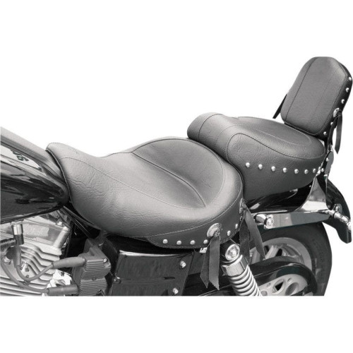 PartzBiz HD: 4402715-ที่นั่ง Mustang Studded Wide Style 2 ที่นั่งสำหรับ Harley Dyna 04-05 (ex FXDWG) | 75109