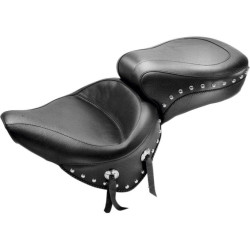 PartzBiz HD MD75072 - Mustang Seats Studded Wide Style 2-up Seat Harley Softail 00-05 FXST 00-07 FLST | 75072 PartzBiz HD MD75072 - Mustang Seats Studded Wide Style 2-up Seat Harley Softail 00-05 FXST 00-07 FLST | 75072