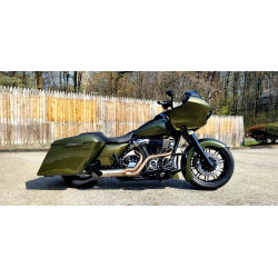 PartzBiz HD DS18002187 - SuperTrapp 135-71870 Stainless Bootlegger 2-Into-1 Exhaust 17-18 Harley FLH/T 1800-2187 18002187 624520 PartzBiz HD DS18002187 - SuperTrapp 135-71870 Stainless Bootlegger 2-Into-1 Exhaust 17-18 Harley FLH/T 1800-2187 18002187 624520