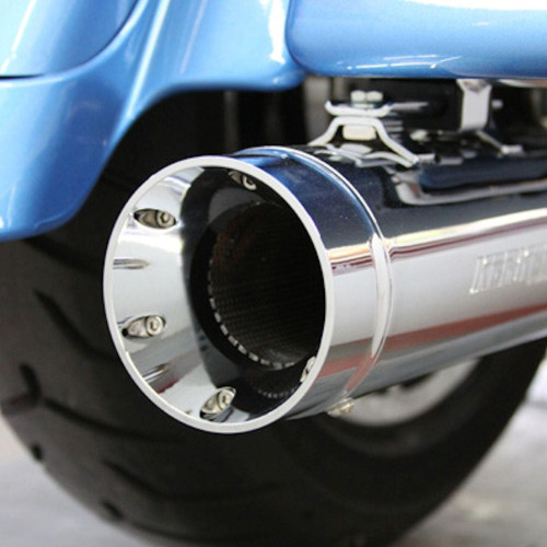 PartzBiz HD: 4402675-Supertrapp 140-65222 Chrome Kerker Stout 4 ” ท่อสลิปออน Harley Touring PartzBiz HD: 4402675-Supertrapp 140-65222 Chrome Kerker Stout 4 ” ท่อสลิปออน Harley Touring