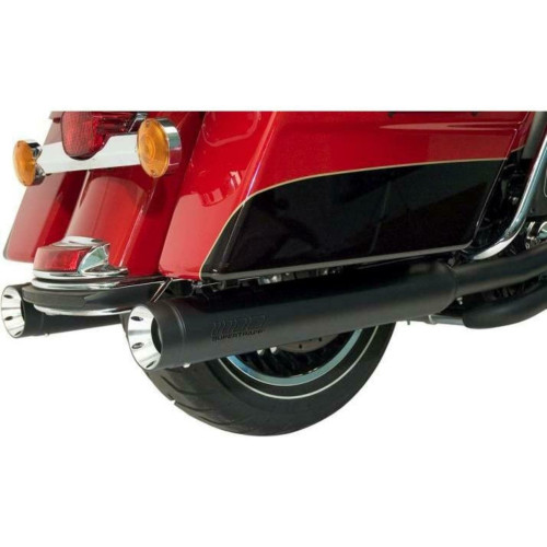 PartzBiz HD: 4402681-SuperTrapp 147-65226 Black Stout CVO 4 ” Slip On Mufflers คู่ 17-19 Harley FL 1801-1147 18011147 electra road street glide king PartzBiz HD: 4402681-SuperTrapp 147-65226 Black Stout CVO 4 ” Slip On Mufflers คู่ 17-19 Harley FL 1801-1147 18011147 electra road street glide king