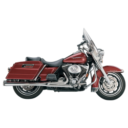PartzBiz HD DS18000545 - Supertrapp 2-Into-1 ระบบ Supermeg Chrome Harley Touring 07-08 | 828-71576