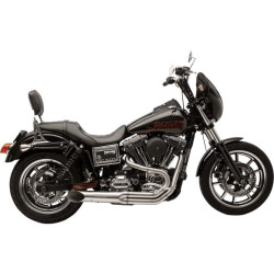 PartzBiz HD DS18002241 - SuperTrapp Stainless 135-71700 Bootlegger 2 Into 1 Exhaust Harley Dyna 06-17 | ท่อแต่ง 135-71700