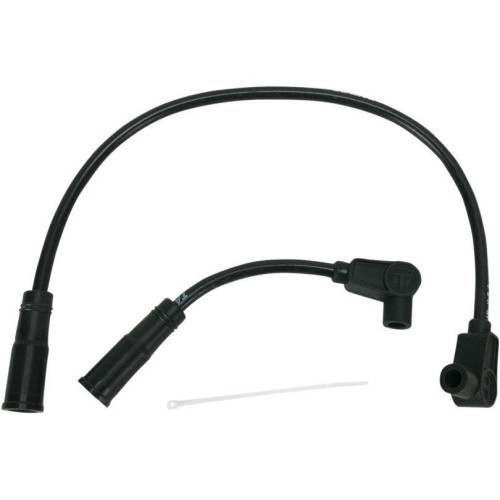 PartzBiz HD: 4402627-Sumax Taylor 8mm Spiro-Pro Black Colored Spark Plug Wires Harley 00-17 FX/FL FXD | 20031 PartzBiz HD: 4402627-Sumax Taylor 8mm Spiro-Pro Black Colored Spark Plug Wires Harley 00-17 FX/FL FXD | 20031