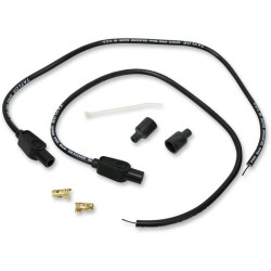 PartzBiz HD DSDS242040 - Sumax Taylor 8mm 24" L 180 Degree Spiro-Pro Black Spark Plug Wires Harley Custom | 76085 PartzBiz HD DSDS242040 - Sumax Taylor 8mm 24" L 180 Degree Spiro-Pro Black Spark Plug Wires Harley Custom | 76085