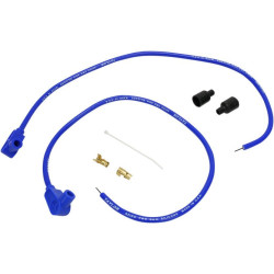 PartzBiz HD DSDS242034 - Sumax Taylor 8mm 24" L 90 Degree Spiro-Pro Blue Spark Plug Wires Harley Custom | 76681 PartzBiz HD DSDS242034 - Sumax Taylor 8mm 24" L 90 Degree Spiro-Pro Blue Spark Plug Wires Harley Custom | 76681