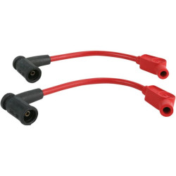 PartzBiz HD DS21040153 - Sumax Taylor 8mm Spiro-Pro Red Colored Spark Plug Wires Set Harley FXS FXCW | 20235 PartzBiz HD DS21040153 - Sumax Taylor 8mm Spiro-Pro Red Colored Spark Plug Wires Set Harley FXS FXCW | 20235