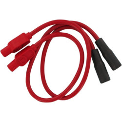 PartzBiz HD DS21040071 - Sumax Taylor 8mm Spiro-Pro Red Colored Spark Plug Wires Set for Harley 99-08 FLH | 20234 PartzBiz HD DS21040071 - Sumax Taylor 8mm Spiro-Pro Red Colored Spark Plug Wires Set for Harley 99-08 FLH | 20234
