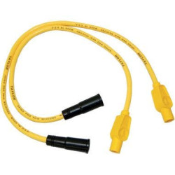 PartzBiz HD DSDS242615 - Taylor Yellow 8MM Custom Spark Plug Wire Set Harley Touring W/ Carb 99-06 | 20433 PartzBiz HD DSDS242615 - Taylor Yellow 8MM Custom Spark Plug Wire Set Harley Touring W/ Carb 99-06 | 20433