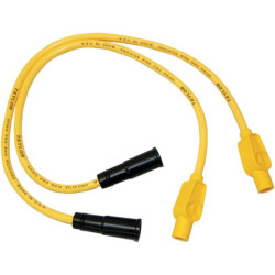 PartzBiz HD DS21040073 - Sumax Taylor 8mm Spiro-Pro Yellow Colored Spark Plug Wires Set Harley 99-08 FLH | 20434 PartzBiz HD DS21040073 - Sumax Taylor 8mm Spiro-Pro Yellow Colored Spark Plug Wires Set Harley 99-08 FLH | 20434