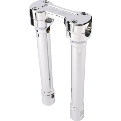 PartzBiz HD DS06021241 - Thrashin Supply Chrome 10" Hole Shot Risers Internal Wiring 3.5" Center Harley