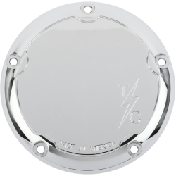 PartzBiz HD DS11070693 - Thrashin Supply Chrome 5 Hole Derby Cover Dished Harley M8 Touring 17-Up