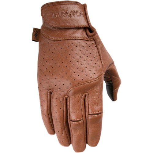 PartzBiz HD: 4402405-Thrashin Supply Company Siege Brown Leather Motorcycle Gloves PartzBiz HD: 4402405-Thrashin Supply Company Siege Brown Leather Motorcycle Gloves