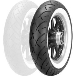 PartzBiz HD DS03060414 - Metzeler ME888 Ultra High Mileage Rear 150/80B16 Wide White Wall WWW Tire