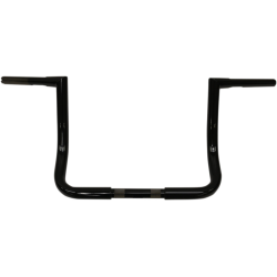 PartzBiz HD DS06012566 - Todd's Cycle 13 ” สีดำ 1-1/4 ” แฮนด์ Ape Hanger สำหรับ Harley Batwing FLH 96-22 | 0601-2566