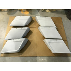 PartzBiz HD TP-3LED-MIN-PCKG - Top Shop Complete 4 LED Minister Fender Stretched Bags Fender & Side Covers 09-22