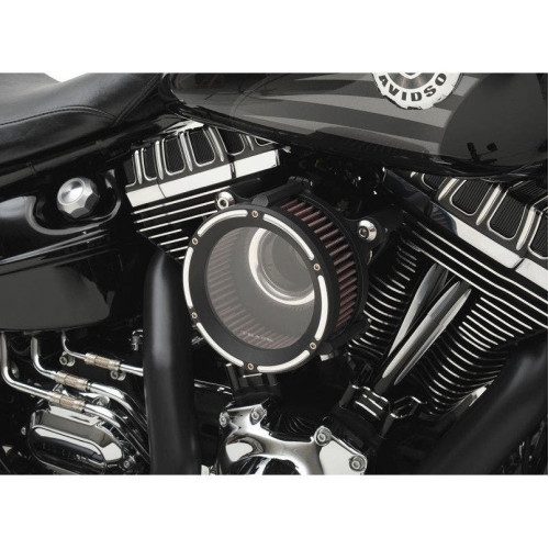 PartzBiz HD: 4402232-Trask Black Reverse Assault Charge Stage 1 เครื่องฟอกอากาศไหลสูง Harley Touring TBW 08-16 PartzBiz HD: 4402232-Trask Black Reverse Assault Charge Stage 1 เครื่องฟอกอากาศไหลสูง Harley Touring TBW 08-16