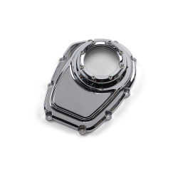 PartzBiz HD DS09401871 - Trask TM-018CH Chrome Billet Assault Series Cam Cover w/หน้าต่าง 17-Up Harley M8 Glide king electra road slim fat boy bob classic breakout camshaft แผ่นอลูมิเนียมอัพเกรดเปลี่ยน