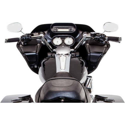 PartzBiz HD: 4402197-Trask TM-2020CH Chrome V-Line 1" 2+ Handlebars 99-13 Harley Road Glide 0601-2791 06012791 PartzBiz HD: 4402197-Trask TM-2020CH Chrome V-Line 1" 2+ Handlebars 99-13 Harley Road Glide 0601-2791 06012791