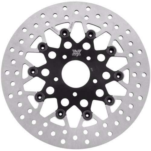 PartzBiz HD: 4402130-Twin Power 1441TB สีดำ 11.5” Floating Mesh Rotor 84-17 Harley Softail FLST FXST 666832 PartzBiz HD: 4402130-Twin Power 1441TB สีดำ 11.5” Floating Mesh Rotor 84-17 Harley Softail FLST FXST 666832