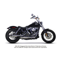 PartzBiz HD TBR005-4710499D - Two Brothers 005-4710499D Chrome Dual Shorty 3” Slip Ons 91-17 Dyna 597709 fatbob fatboy breakout fat tyre ท่อไอเสียกว้าง harley davidson PartzBiz HD TBR005-4710499D - Two Brothers 005-4710499D Chrome Dual Shorty 3” Slip Ons 91-17 Dyna 597709 fatbob fatboy breakout fat tyre ท่อไอเสียกว้าง harley davidson