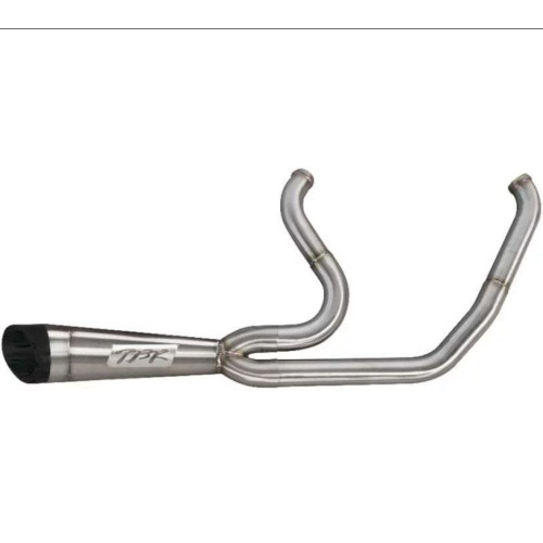 PartzBiz HD: 4401894-Two Brothers Stainless Comp-S 2-n-1 ระบบท่อไอเสีย Turnout Harley Touring 17-19 597019 930-02044 005-5130199