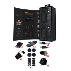 PartzBiz HD WP180511 - Uclear 180511 Digital Motion Infinity Dual Helmet Rider Communication System Motorcycle Headset Radio