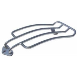 PartzBiz HD MW121-10 - Ultima 121-10 Chrome Plated Luggage Rack for Solo Seat 95-03 Harley davidson Dyna FXDWG custom chopper motorcycle cargo storage bag holder mount accessories replacement 12110