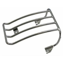 PartzBiz HD MW121-13 - Ultima 121-13 Chrome Plated Luggage Rack for Solo Seat 00-03 Harley Davidson softail custom chopper motorcycle cargo storage bag holder mount accessories replacement 12113