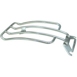 PartzBiz HD MW121-22 - Ultima 121-22 Chrome Steel Rear Luggage Rack 97-05 Harley FL Touring dyna softail vrod sportster electra glide road king