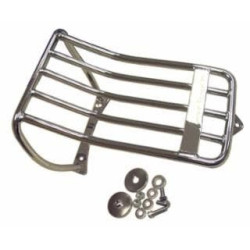 PartzBiz HD MW121-23 - Ultima 121-23 Chrome Plated Steel Luggage Rack for 2006-15 Harley davidson Softail custom chopper motorcycle cargo storage bag holder mount accessories replacement 12123