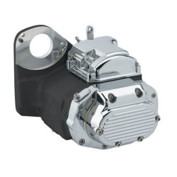 PartzBiz HD MW201-58 - Ultima 201-58 Black 6-Speed Left Side Transmission 91-99 Harley Softail & Custom Rigid Bobber Chopper MidWest Mid West
