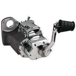 PartzBiz HD MW201-71 - Ultima 201-71 Black 6-Speed Left Side Transmission w/ Kicker Harley Softail 91-99 Harley Davidson Softail & Custom Rigid Bobber Chopper MidWest Mid West Upgrade Replacement Best New Differential Trans Motorcycle Bike