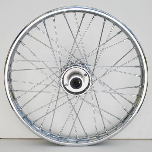 PartzBiz HD: 4401821-Ultima 36-344 Chrome 40 Spoke 16 X 3" Front Wheel Harley FL 84-99 chopper classic old school wire custom bagger replacement best for performance motorcycle PartzBiz HD: 4401821-Ultima 36-344 Chrome 40 Spoke 16 X 3" Front Wheel Harley FL 84-99 chopper classic old school wire custom bagger replacement best for performance motorcycle