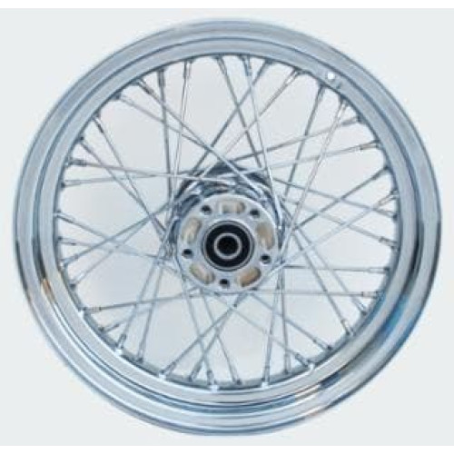 PartzBiz HD: 4401771-Ultima 36-733 Chrome 40 Spoke 16 x 3 Front Wheel 00-06 Harley Davidson Softail Dyna FX FLS FLST FXD FXDWG chopper classic old school wire custom bagger replacement best for performance motorcycle