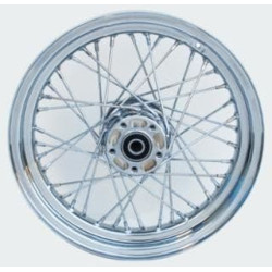 PartzBiz HD MW36-734 - Ultima 36-734 Chrome 40 Spoke 16 x 3 Rear Wheel 00-06 Harley Davidson Softail Dyna XL FX FLS FLST FXD FXDWG chopper classic old school wire custom bagger replacement best for performance motorcycle PartzBiz HD MW36-734 - Ultima 36-734 Chrome 40 Spoke 16 x 3 Rear Wheel 00-06 Harley Davidson Softail Dyna XL FX FLS FLST FXD FXDWG chopper classic old school wire custom bagger replacement best for performance motorcycle