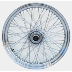 PartzBiz HD MW36-746 - Ultima 36-746 Chrome 60 Spoke 21 x 2.15 Billet Front Wheel 84-99 Harley Davidson Softail Dyna XL FX FLS FLST FXD FXDWG chopper classic old school wire custom bagger replacement best for performance motorcycle PartzBiz HD MW36-746 - Ultima 36-746 Chrome 60 Spoke 21 x 2.15 Billet Front Wheel 84-99 Harley Davidson Softail Dyna XL FX FLS FLST FXD FXDWG chopper classic old school wire custom bagger replacement best for performance motorcycle