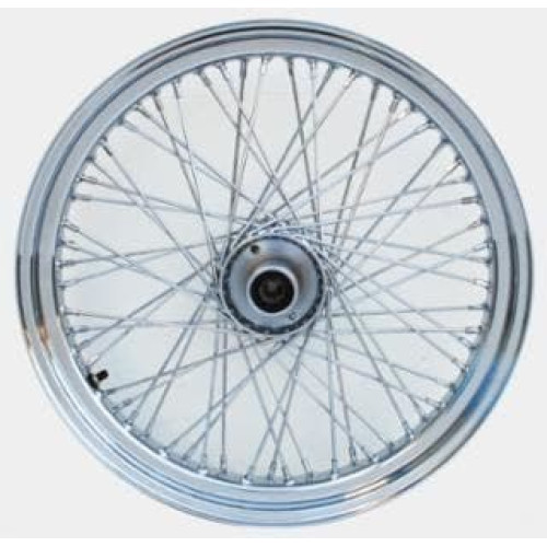 PartzBiz HD: 4401774-Ultima 36-746 Chrome 60 Spoke 21 x 2.15 Billet Front Wheel 84-99 Harley Davidson Softail Dyna XL FX FLS FLST FXD FXDWG chopper classic old school wire custom bagger replacement best for performance motorcycle