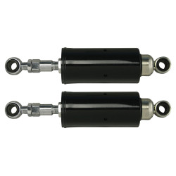 PartzBiz HD MW116-229 - Ultima 116-229 Black Adjustable Lowering Shocks Harley FXST Softail 89-99 custom springer bad boy night train