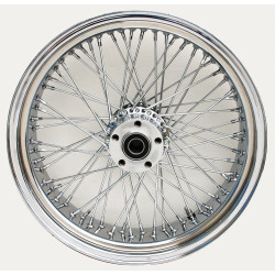 PartzBiz HD MW36-970 - Ultima 36-970 Chrome 60 Spoke Rear Wheel w/ Billet Hub 16”x 3.5” 1" Axle PartzBiz HD MW36-970 - Ultima 36-970 Chrome 60 Spoke Rear Wheel w/ Billet Hub 16”x 3.5” 1" Axle