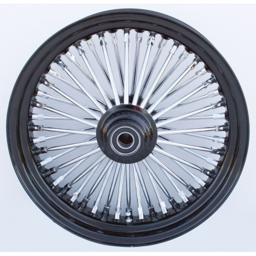 PartzBiz HD: 4401752-Ultima 37-523 Black Fat King 48 Spoke Front Wheel w/ Billet Hub 18 x 8.5 1" Axle PartzBiz HD: 4401752-Ultima 37-523 Black Fat King 48 Spoke Front Wheel w/ Billet Hub 18 x 8.5 1" Axle