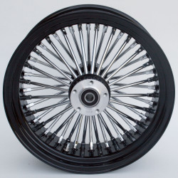 PartzBiz HD MW37-539 - Ultima 37-539 Black Fat King 48 Spoke Rear Wheel 16"x5.5" Custom Harley PartzBiz HD MW37-539 - Ultima 37-539 Black Fat King 48 Spoke Rear Wheel 16"x5.5" Custom Harley