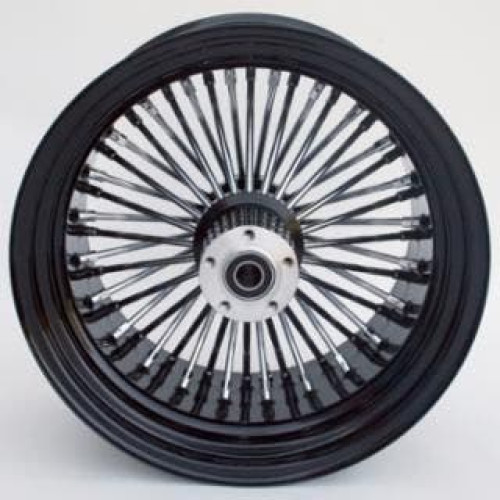 PartzBiz HD: 4401763-Ultima 37-545 Chrome Black 48 King Spoke 18 x 10.5" Rear Wheel 1" Axle 00-07 Harley Davidson Custom Chopper Bike Motorcycle Rim Classic Upgrade Replacement PartzBiz HD: 4401763-Ultima 37-545 Chrome Black 48 King Spoke 18 x 10.5" Rear Wheel 1" Axle 00-07 Harley Davidson Custom Chopper Bike Motorcycle Rim Classic Upgrade Replacement