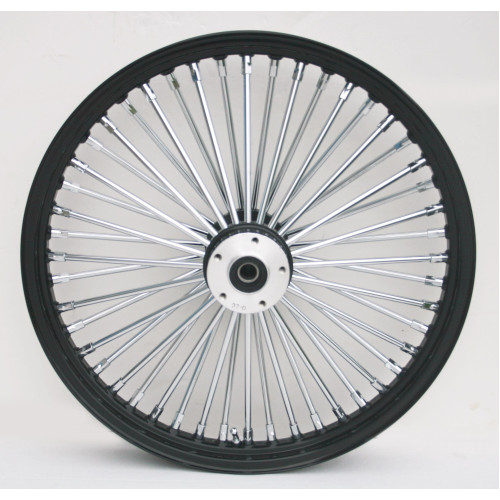 PartzBiz HD: 4401767-Ultima 37-561 Black Fat King 48 Spoke Front Wheel w/ Billet Hub 26"x3.5" Dual PartzBiz HD: 4401767-Ultima 37-561 Black Fat King 48 Spoke Front Wheel w/ Billet Hub 26"x3.5" Dual