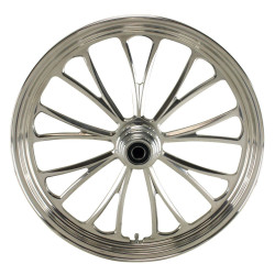 PartzBiz HD MW37-622 - Ultima 37-622 Polished Manhattan Aluminum Front Wheel 21"x3.5" Single Rotor PartzBiz HD MW37-622 - Ultima 37-622 Polished Manhattan Aluminum Front Wheel 21"x3.5" Single Rotor