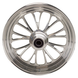 PartzBiz HD MW37-624 - Ultima 37-624 Polished Manhattan Aluminum Front Wheel 16"x3.5" Single Rotor PartzBiz HD MW37-624 - Ultima 37-624 Polished Manhattan Aluminum Front Wheel 16"x3.5" Single Rotor